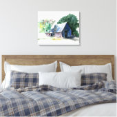 Impression sur toile - Grange rurale (Insitu(Chambre))