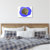 Impression sur toile Grenouille-taureau dans l'éta (Insitu(Chambre))