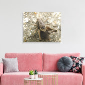 Impression sur toile Grillon des champs marron (Insitu(Salon))