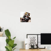 Impression sur toile grunge d'Amarillo (Bureau à domicile)