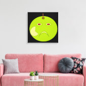 Impression sur toile Halloween d'une pomme maléfiq (Insitu(Salon))