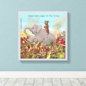 Impression sur toile Hannibal Barca Conquérant Drô (Insitu (Plancher de Bois))