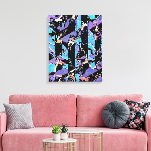 Impression sur toile hideuse (Insitu(Salon))