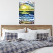 Impression sur toile - Humeurs de coucher de solei (Insitu(Chambre))