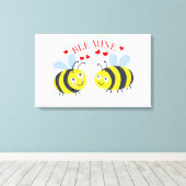 Impression sur toile - Idée cadeau d'amour de la S (Insitu (Plancher de Bois))