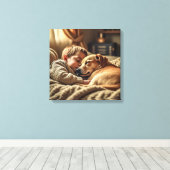 Impression sur toile (Inséparable) (Insitu (Plancher de Bois))