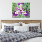 Impression sur toile Iris violet (Insitu(Chambre))