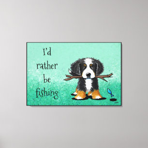 Impression sur toile KiniArt Chien de montagne ber
