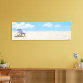 Impression sur toile - La chaise bleue - par Just (Insitu(Salon))