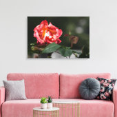 Impression sur toile La rose qui se fane (Insitu(Salon))