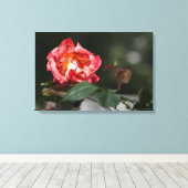 Impression sur toile La rose qui se fane (Insitu (Plancher de Bois))