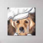 Impression sur toile Labrador Retriever (Recto)