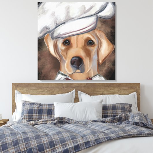 Impression sur toile Labrador Retriever (Insitu(Chambre))