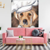 Impression sur toile Labrador Retriever (Insitu(Salon))