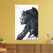 Impression sur toile Lady Emotion (Insitu(Salon))