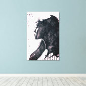 Impression sur toile Lady Emotion (Insitu (Plancher de Bois))