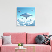 Impression sur toile (L'Arrivée) (Insitu(Salon))