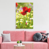 Impression sur toile - Le Coquelicot rouge (Insitu(Salon))