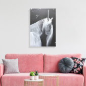 Impression sur toile Licorne & Pissenlit (Insitu(Salon))