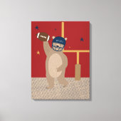 Impression sur toile Little All-Star Touchdown Ted (Recto)