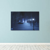 Impression sur toile Lumière de fou (Insitu (Plancher de Bois))