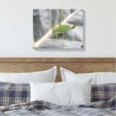 Impression sur toile macro du criquet vert (Insitu(Chambre))