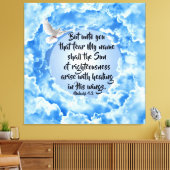 Impression sur toile Malachie 4:2 (Insitu(Salon))