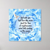 Impression sur toile Malachie 4:2 (Recto)