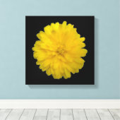 Impression sur toile Marigold Jaune (Insitu (Plancher de Bois))