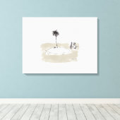 Impression sur toile Marooned Painter (Insitu (Plancher de Bois))