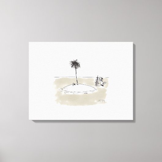 Impression sur toile Marooned Painter (Recto)