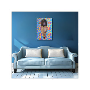 Impression sur toile Masque tribal africain