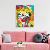 Impression sur toile Miss Print (Insitu(Salon))
