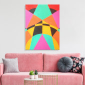 Impression sur toile moderne Points de Green Balan (Insitu(Salon))