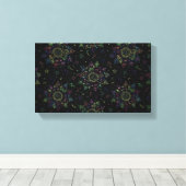 Impression sur toile néon étirée (Insitu (Plancher de Bois))