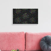Impression sur toile néon étirée (Insitu(Salon))