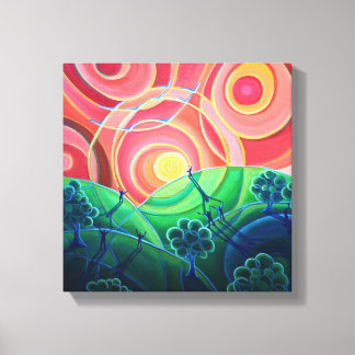Impression sur toile - Nous sommes tous connectés