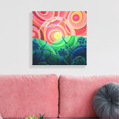 Impression sur toile - Nous sommes tous connectés  (Insitu(Salon))