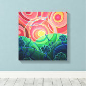 Impression sur toile - Nous sommes tous connectés  (Insitu (Plancher de Bois))