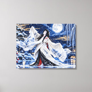 Impression sur toile Onnagata japonais Lune de nei