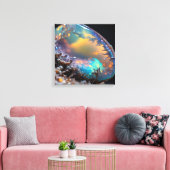 Impression sur toile (Opale de feu) (Insitu(Salon))