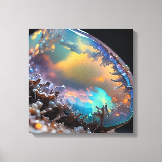 Impression sur toile (Opale de feu) (Recto)
