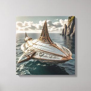 Impression sur toile (OVNI submersible)