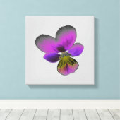 Impression sur toile Pansy Wild Dark Purple (Insitu (Plancher de Bois))
