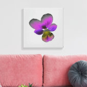 Impression sur toile Pansy Wild Dark Purple (Insitu(Salon))