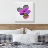 Impression sur toile Pansy Wild Dark Purple (Insitu(Chambre))