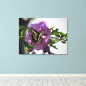 Impression sur toile - Papillon à queue épaisse (Insitu (Plancher de Bois))