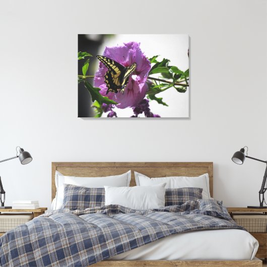 Impression sur toile - Papillon à queue épaisse (Insitu(Chambre))