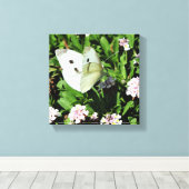 Impression sur toile papillon floral (Insitu (Plancher de Bois))