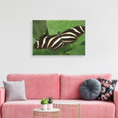 Impression sur toile Papillon Heliconius charithon (Insitu(Salon))